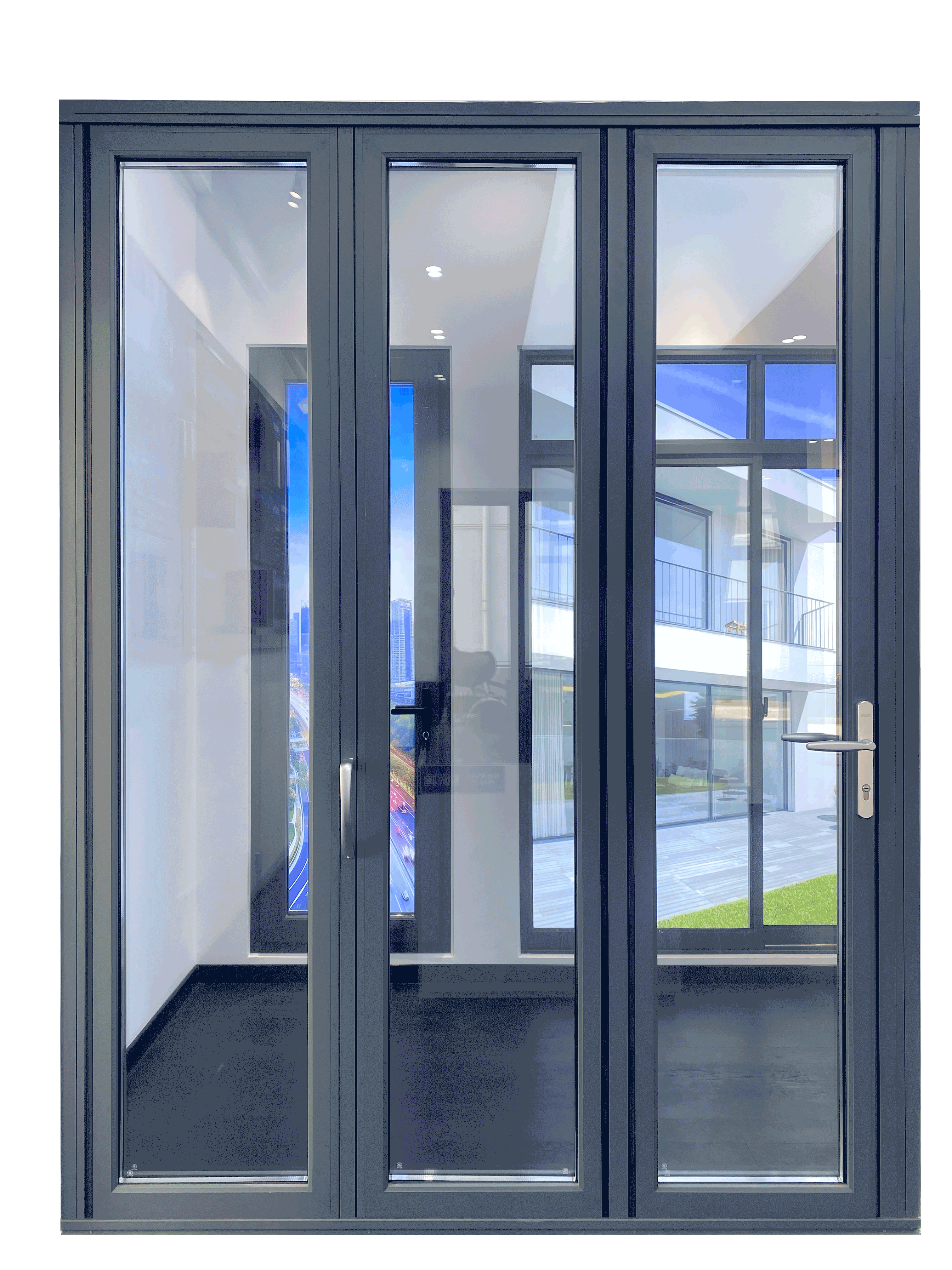 75 serials double way folding doors view 2