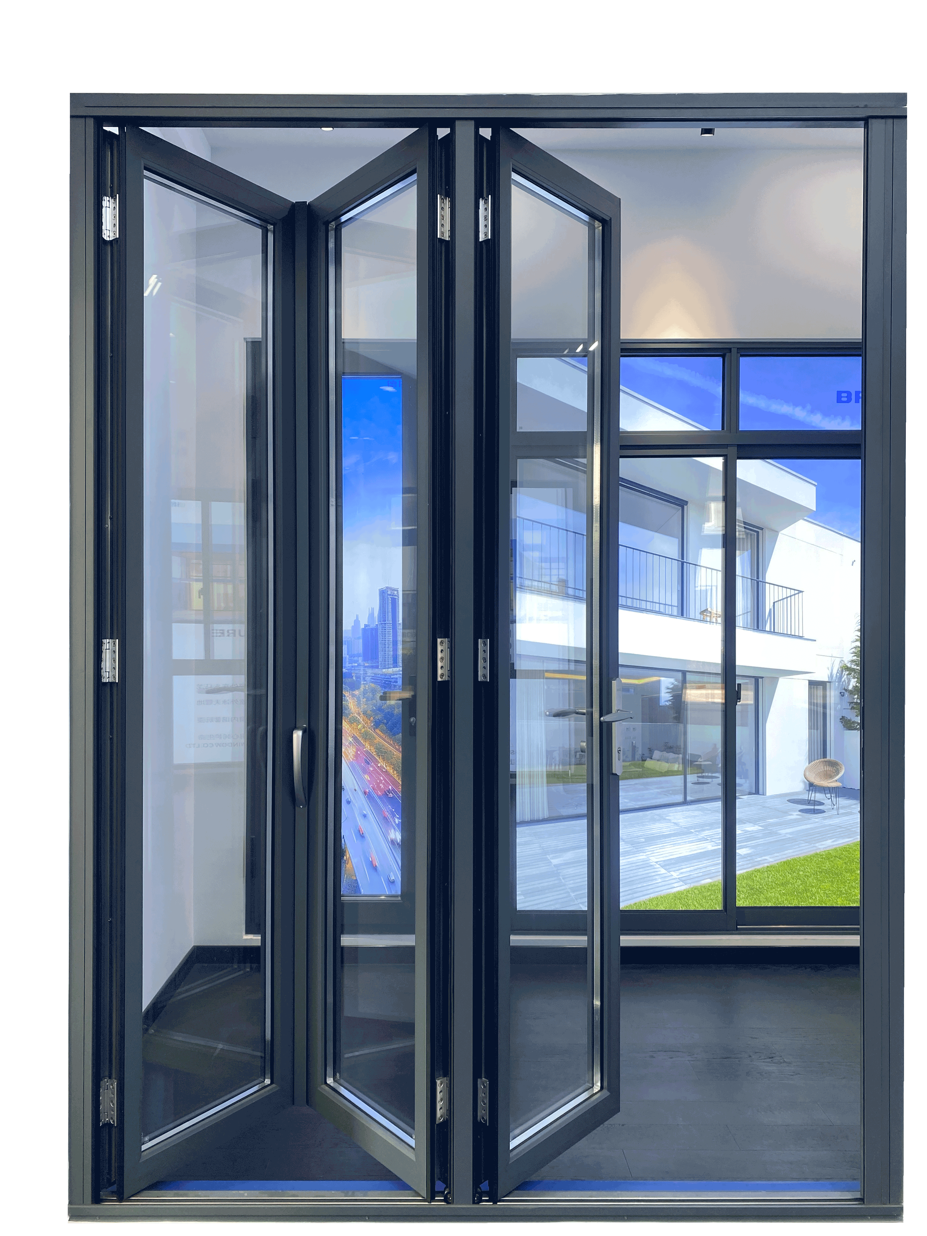 Bi-folding door