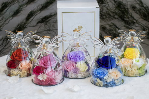 Preserved Rose Glass Dome thumbnail 7