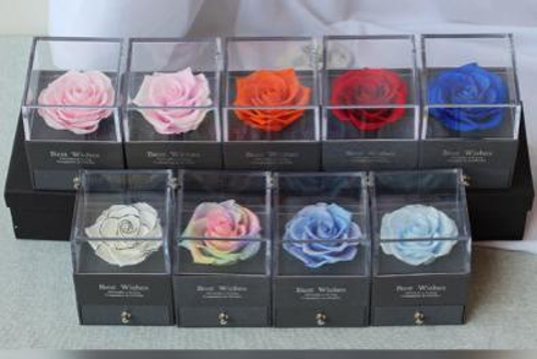 Luxury Preserved Rose Drawer Box thumbnail 9