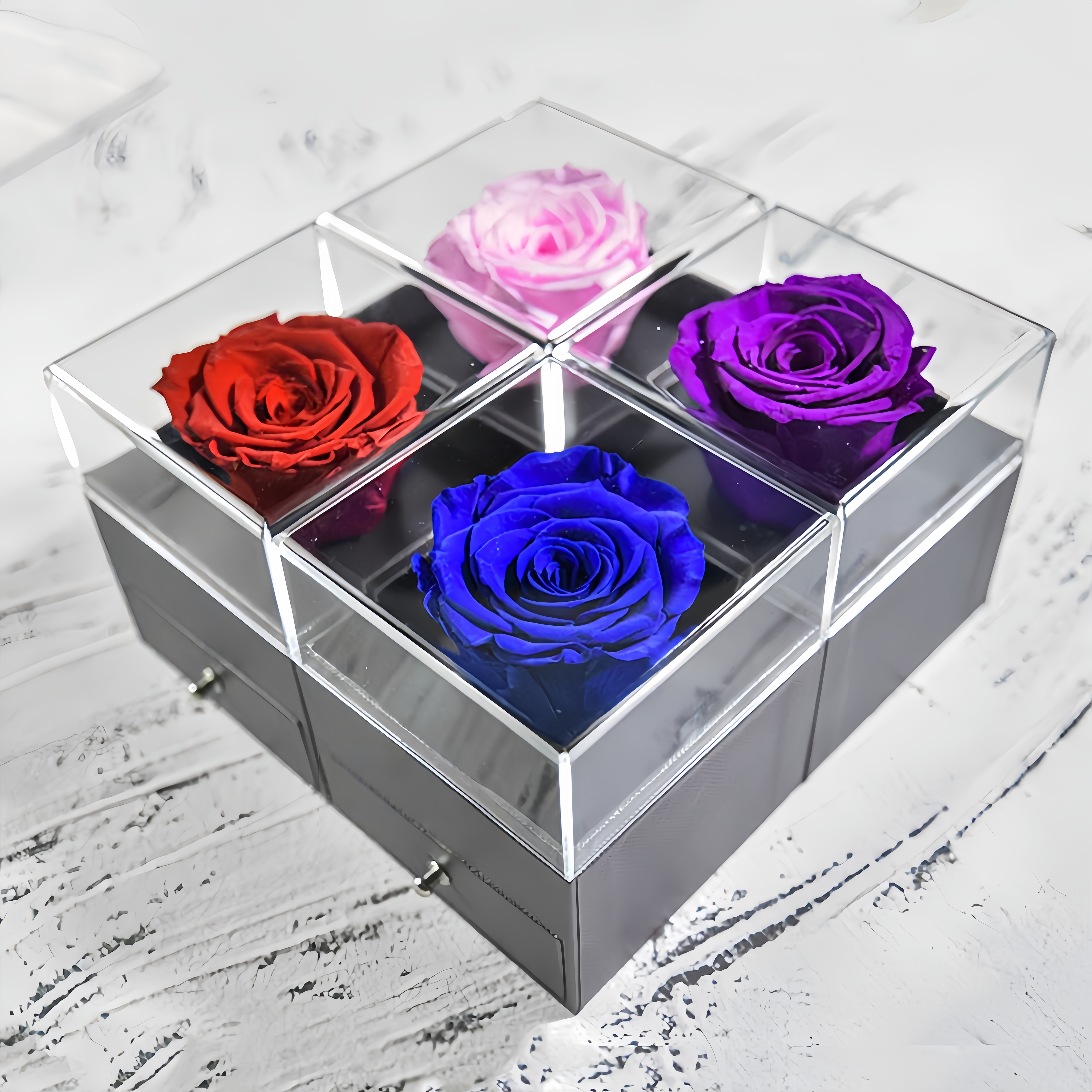 Luxury Preserved Rose Drawer Box thumbnail 4