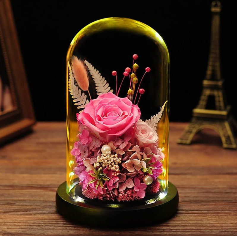 Preserved Rose Glass Dome thumbnail 6