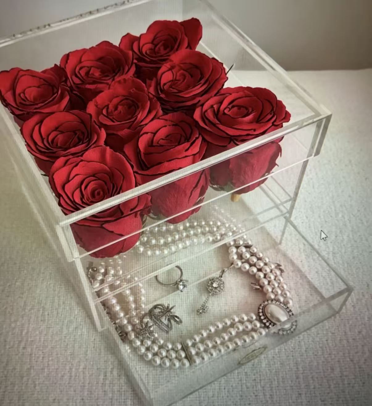 Luxury Preserved Rose Drawer Box thumbnail 3