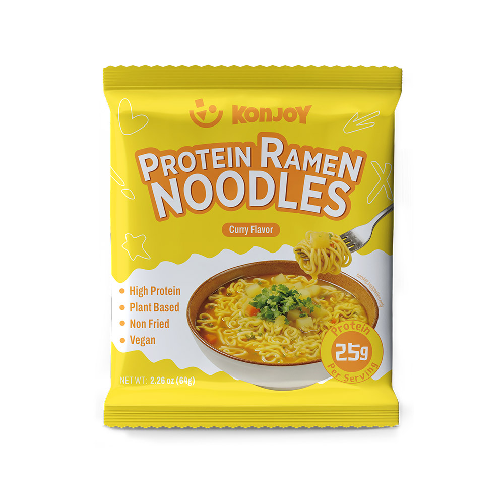 High Protein Udon Ramen Noodles Curry Flavor