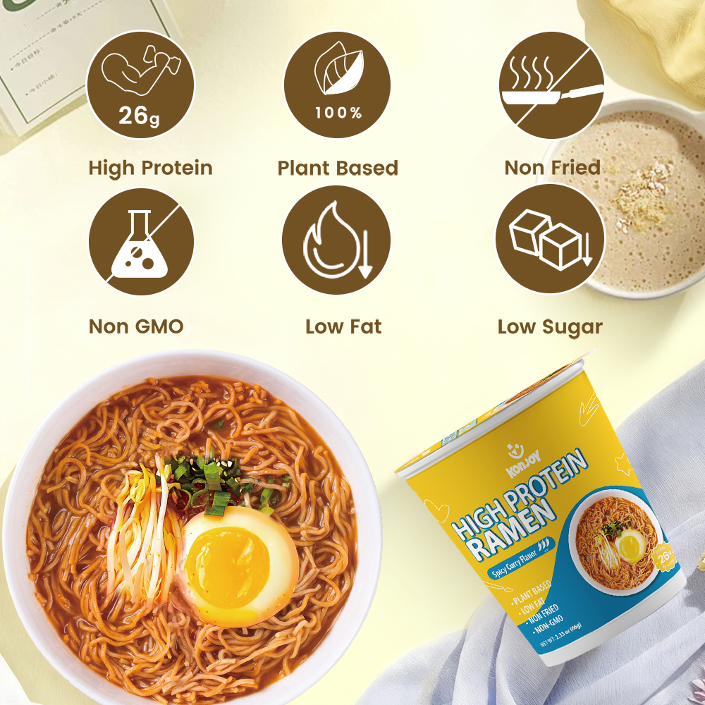 High Protein Ramen Spicy Curry Flavor(Cup) thumbnail 2