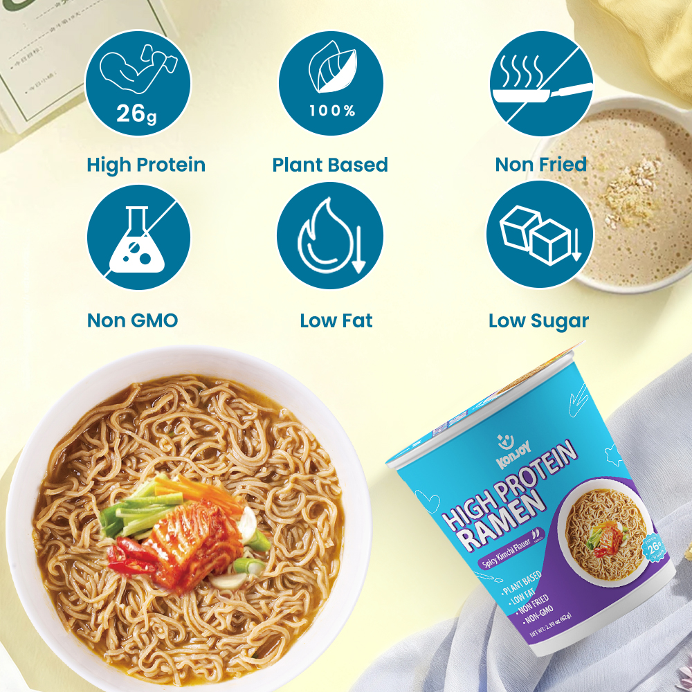 High Protein Ramen Spicy Kimchi Flavor(Cup) thumbnail 2