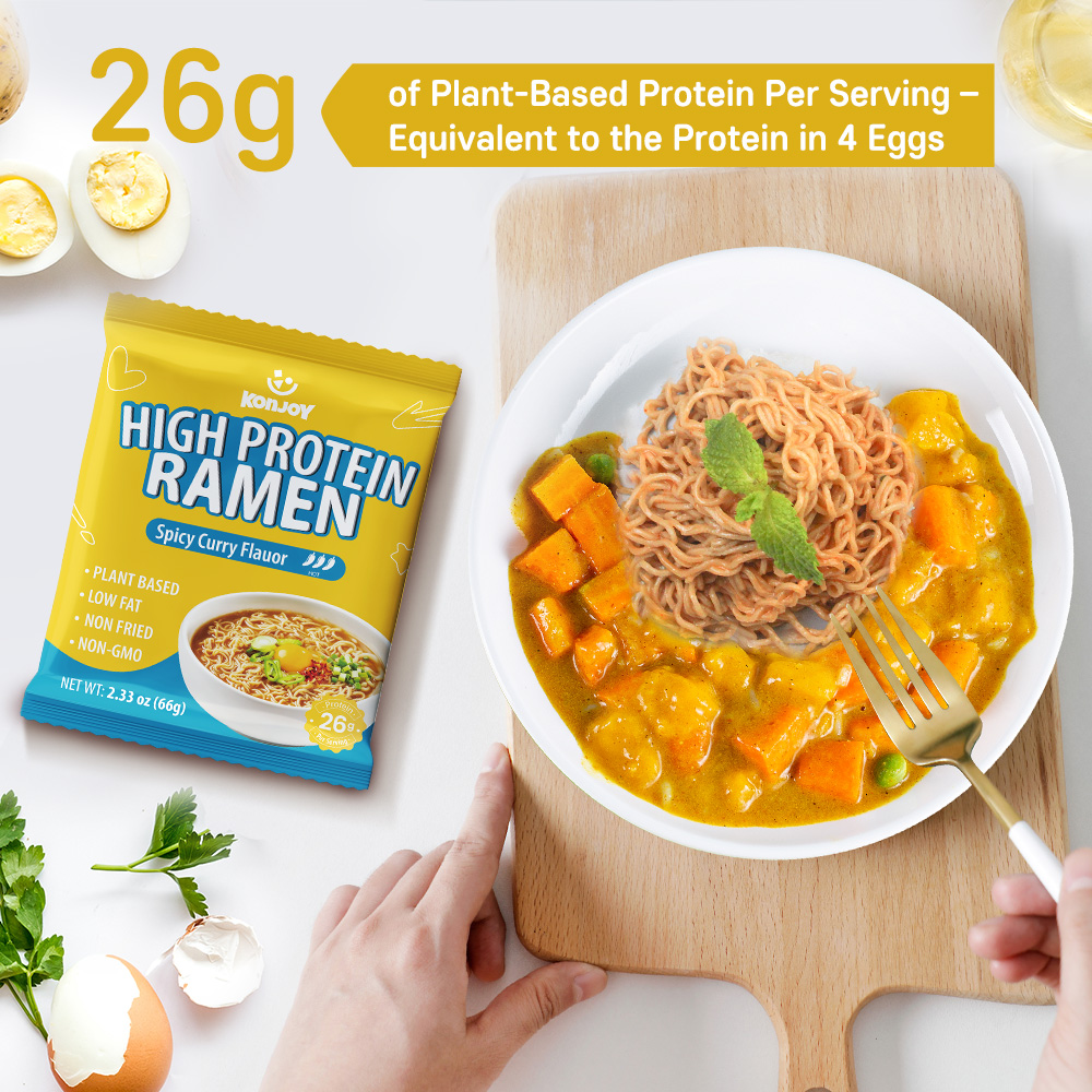 High Protein Ramen Spicy Curry Flavor(Bag) thumbnail 2