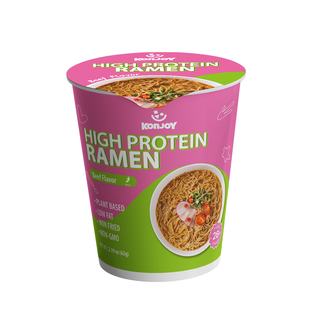High Protein Ramen Beef Flavor(Cup)