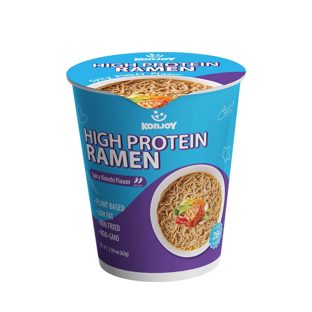 High Protein Ramen Spicy Kimchi Flavor(Cup)