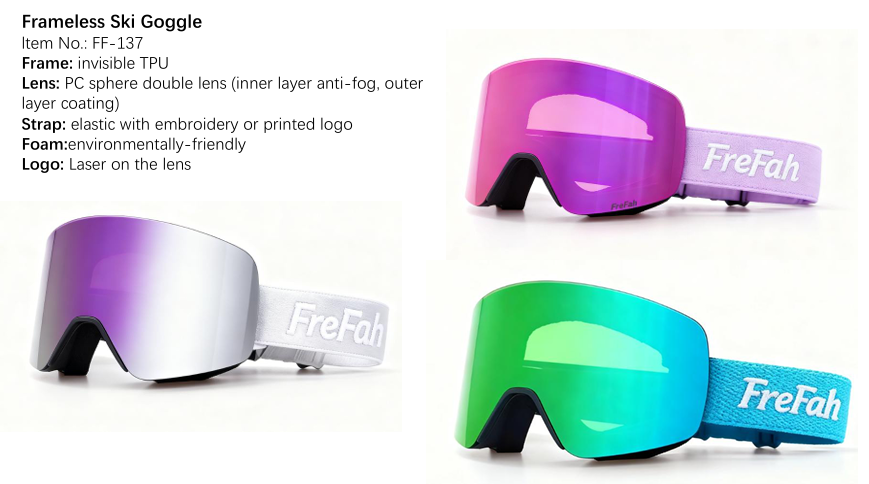 Frameless Ski Goggle Ff137