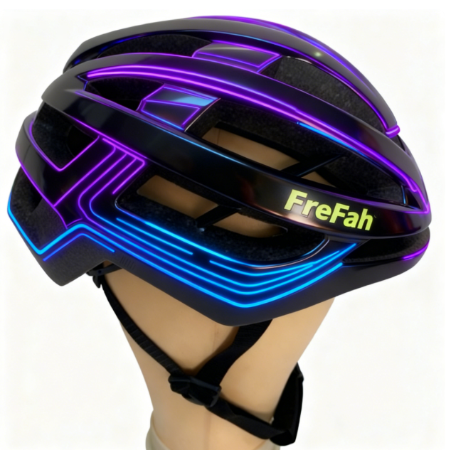 Bike Helmet With Led Light Fh-12 thumbnail 2