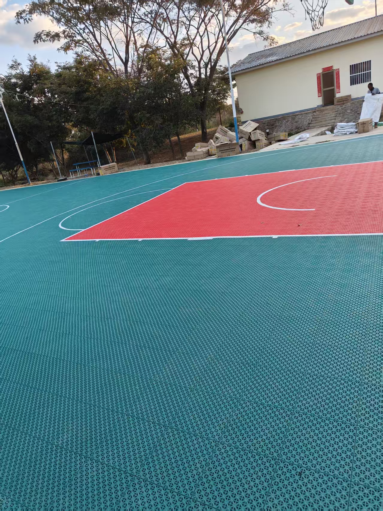 Interlocking Suspended Flooring