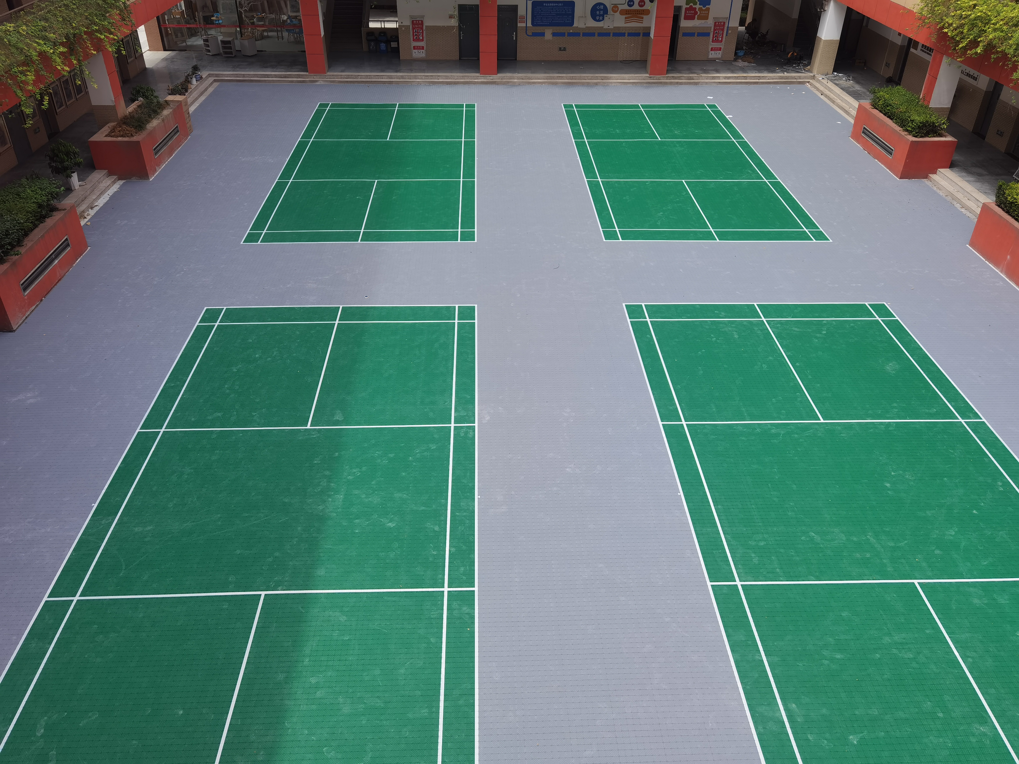 Interlocking Suspended Flooring