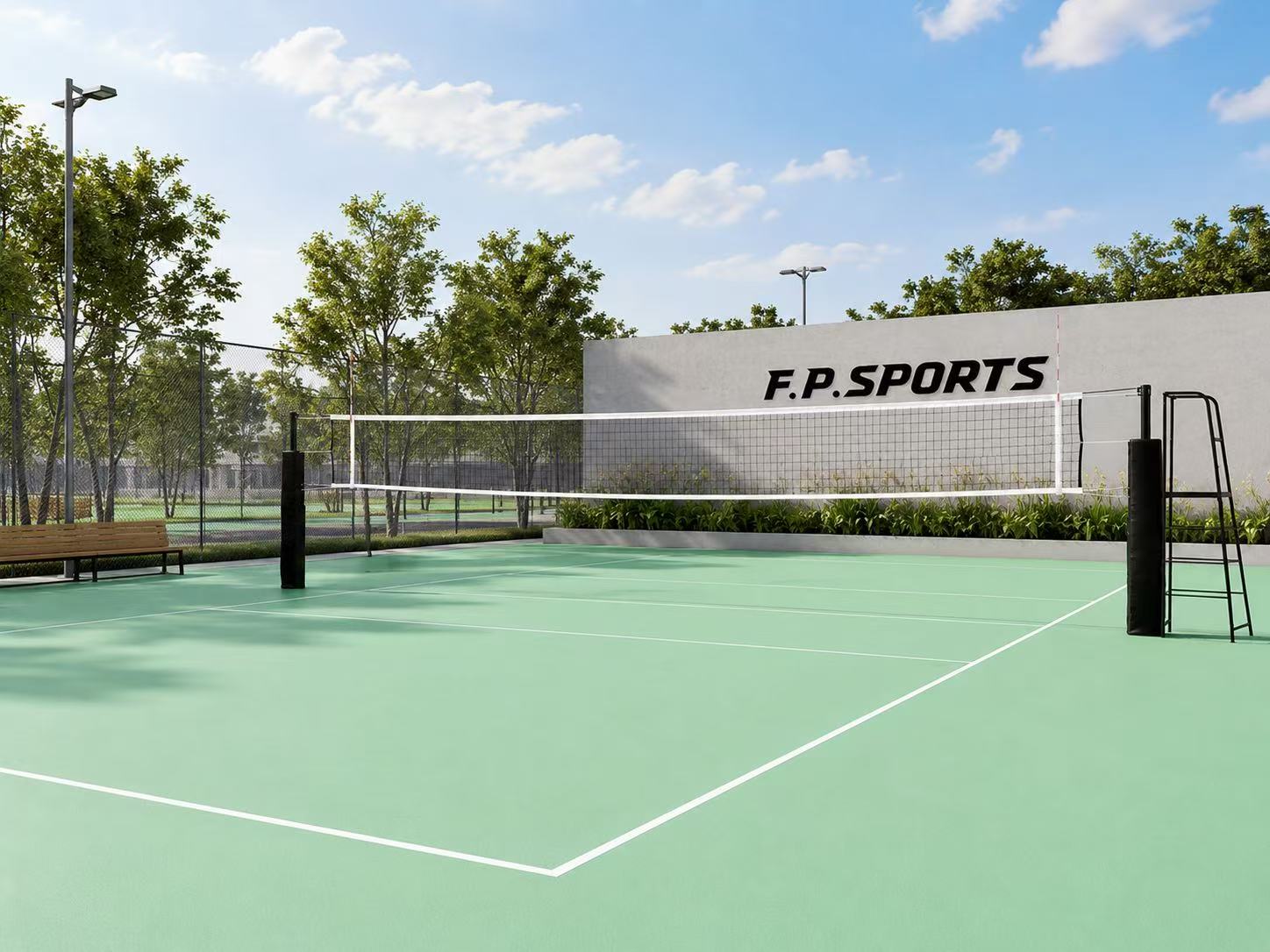 volleyball court