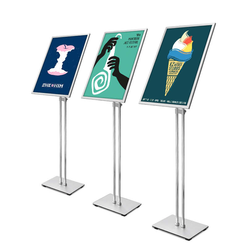 6.Square Base Poster Stand