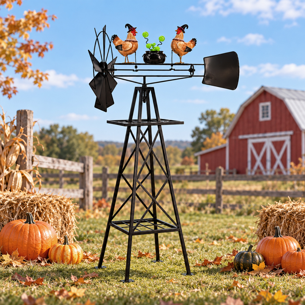 5Ft Halloween Witch Chicken