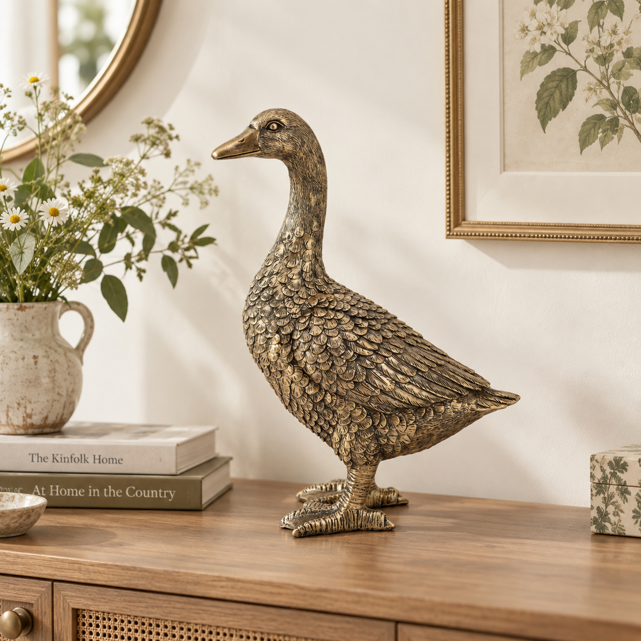 Resin Duck Statue