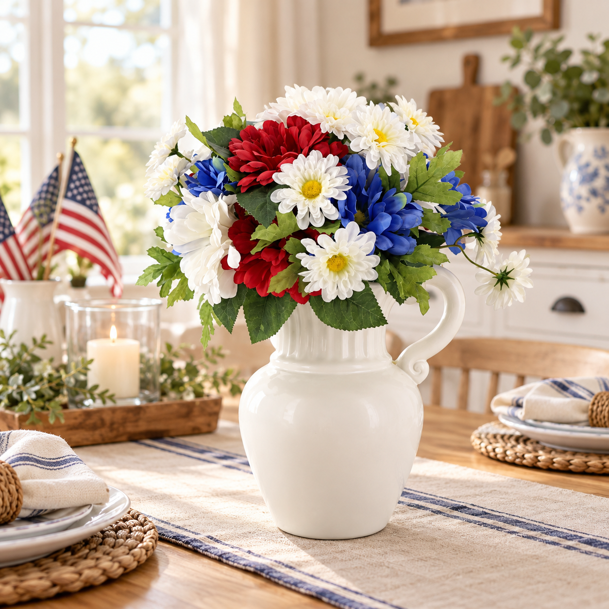 Artificial Floral Pitcher