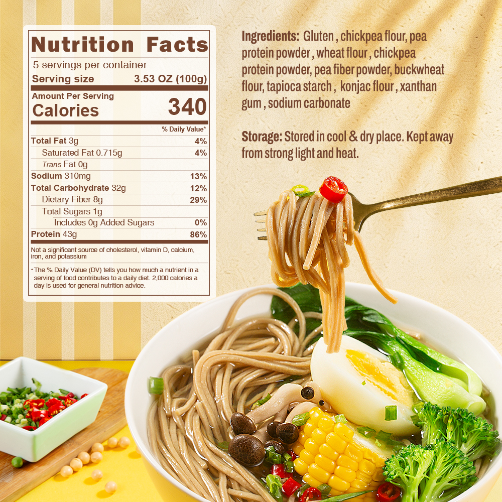 High Protein Chickpea Pasta