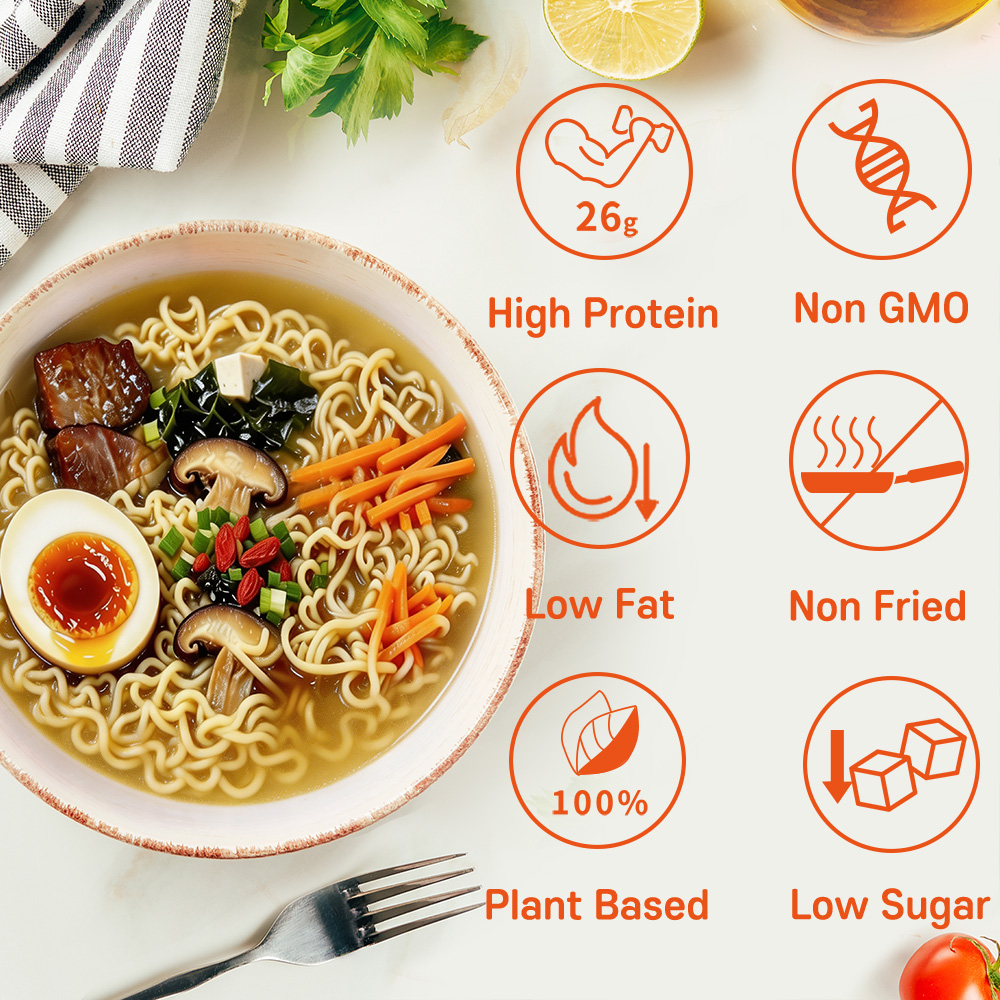 High Protein Ramen Black Garlic Flavor（Bag） thumbnail 3