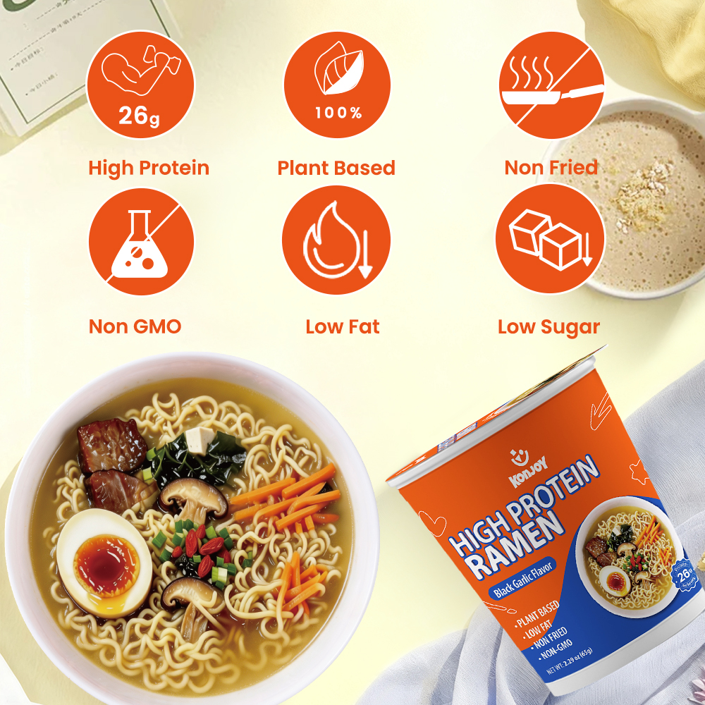 High Protein Ramen Black Garlic Flavor（Cup） thumbnail 3