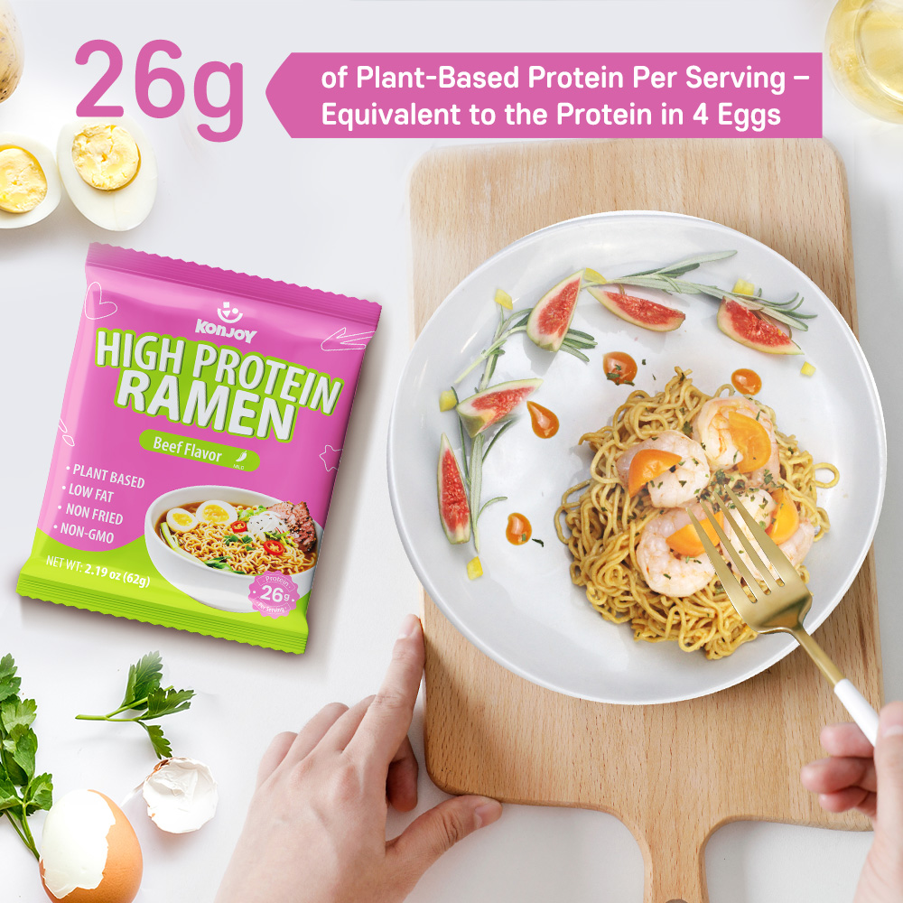 High Protein Ramen Beef Flavor(Bag) thumbnail 4