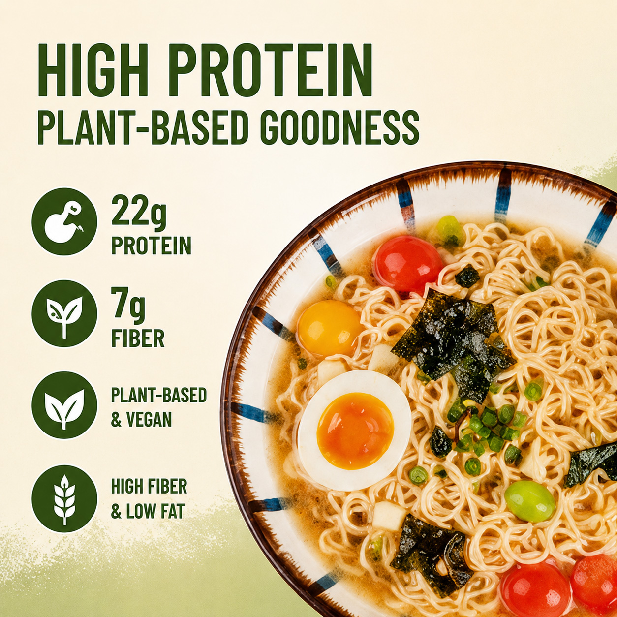 High Fiber Protein Ramen Noodles Miso Flavor thumbnail 4