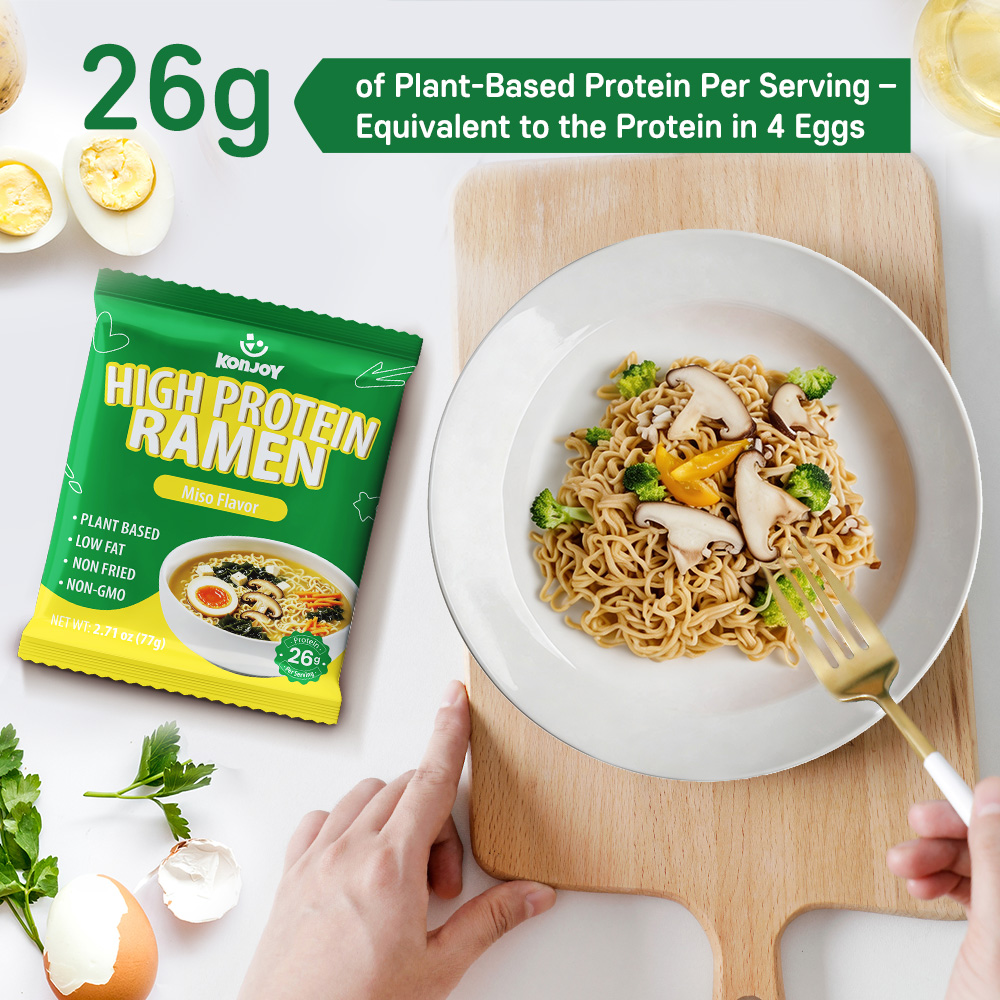 High Protein Ramen Miso Flavor(Bag) thumbnail 4