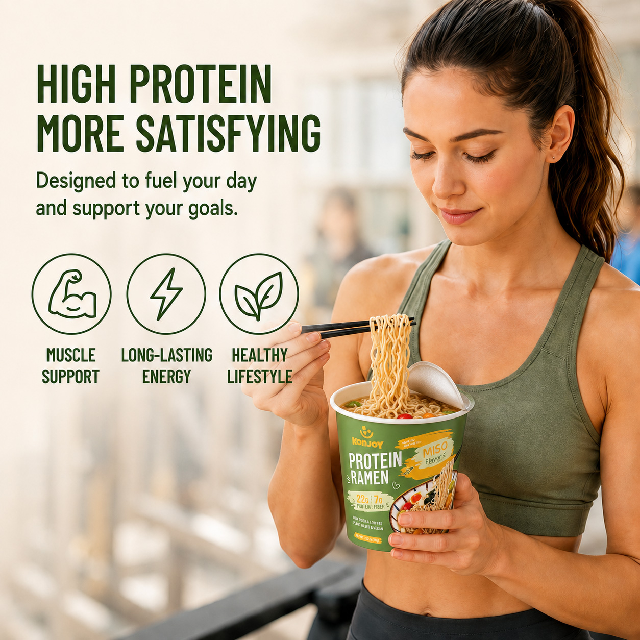High Fiber Protein Ramen Noodles Miso Flavor thumbnail 8