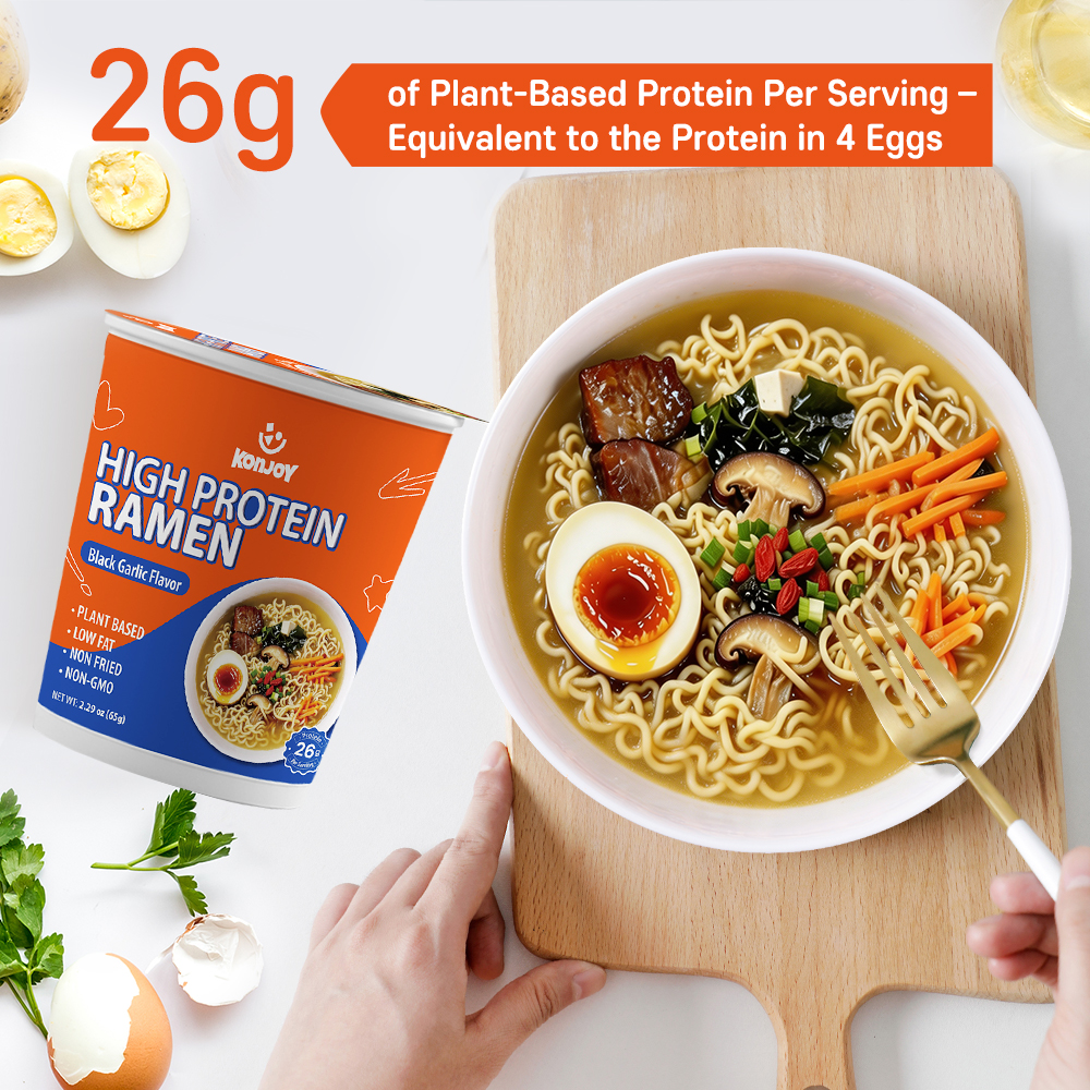 High Protein Ramen Black Garlic Flavor（Cup） thumbnail 8