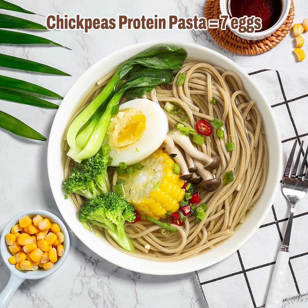 High Protein Chickpea Pasta thumbnail 7
