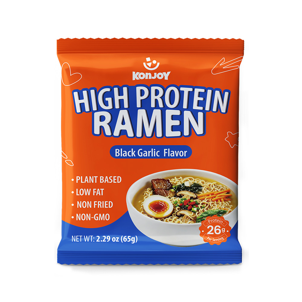 High Protein Ramen Black Garlic Flavor（Bag）