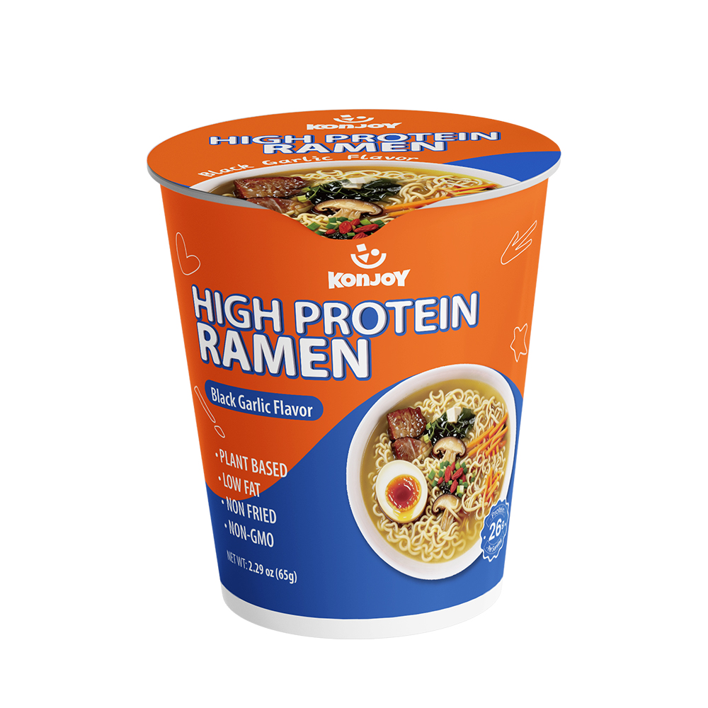 High Protein Ramen Black Garlic Flavor（Cup）