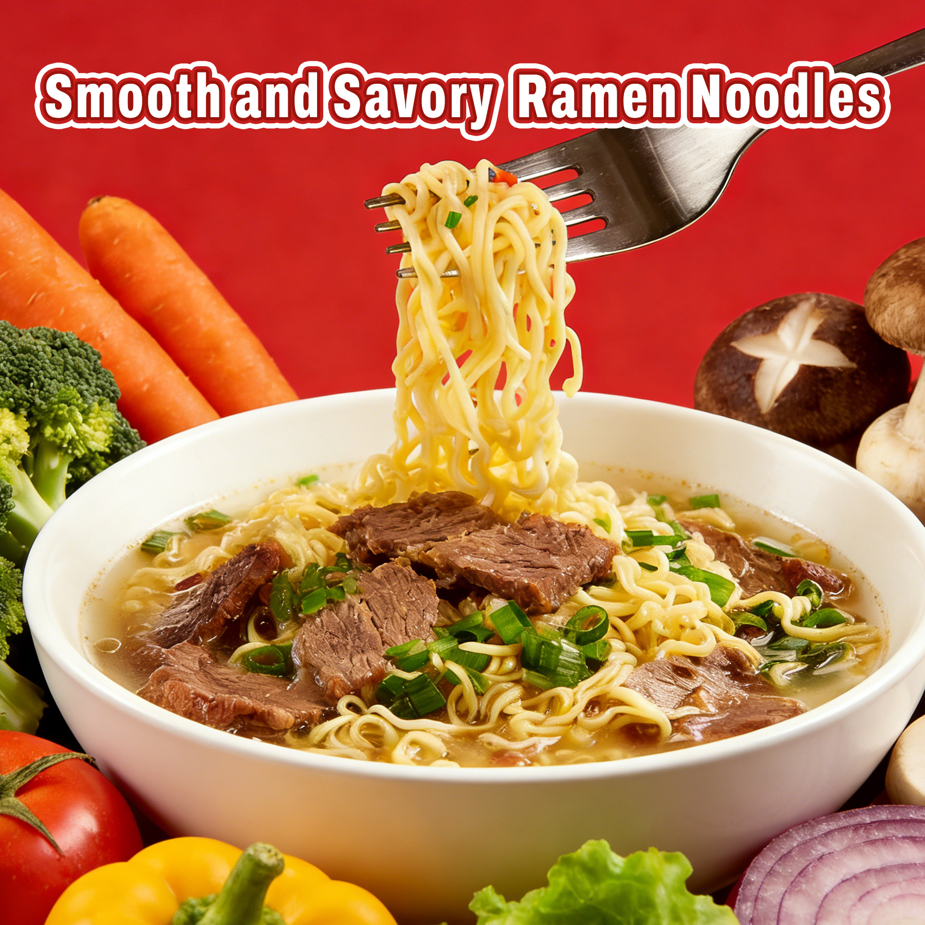 High Protein Udon Noodles Spicy Beef Flavor thumbnail 5