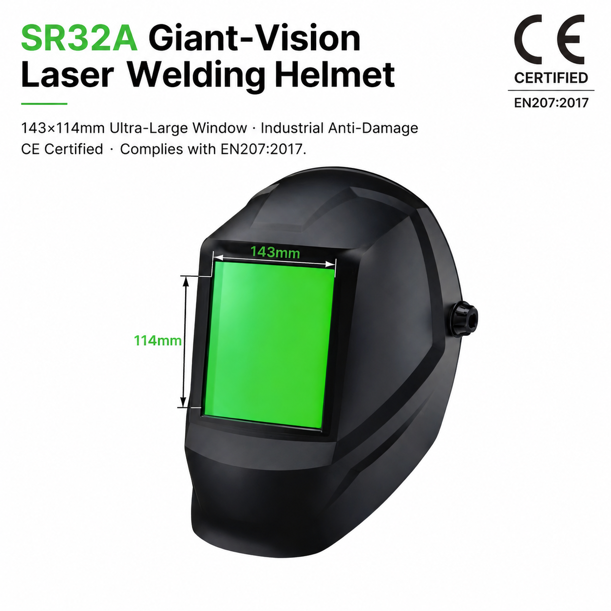 SR32A Laser Welding Helmet (Standard)