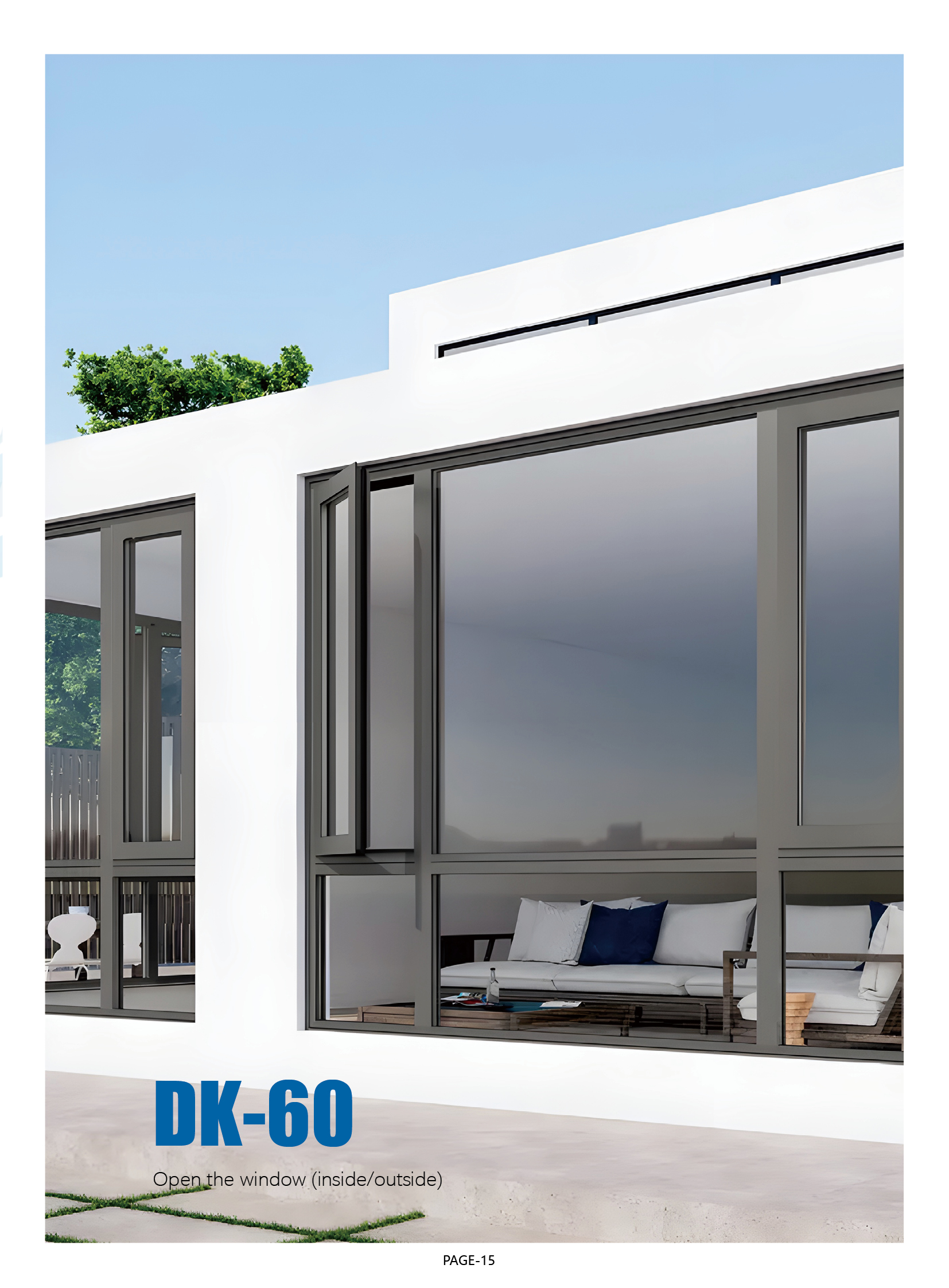DK60 Casement windows view 2