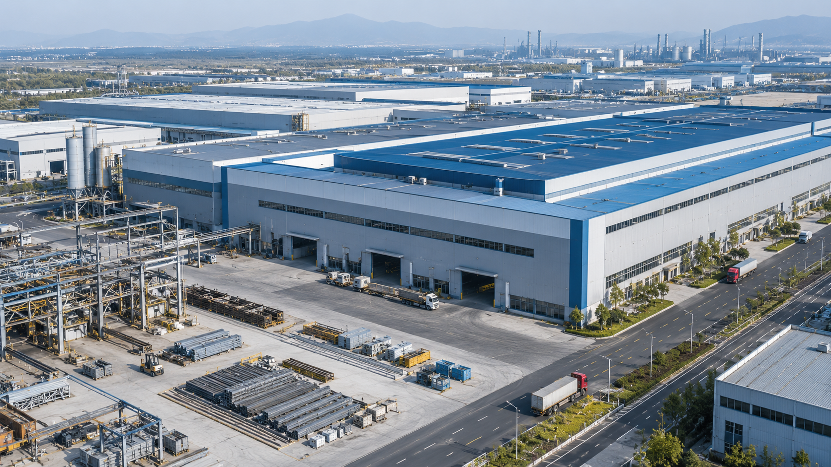Heavy Steel Factory Buildings & Large-span Public Buildings — building view 2